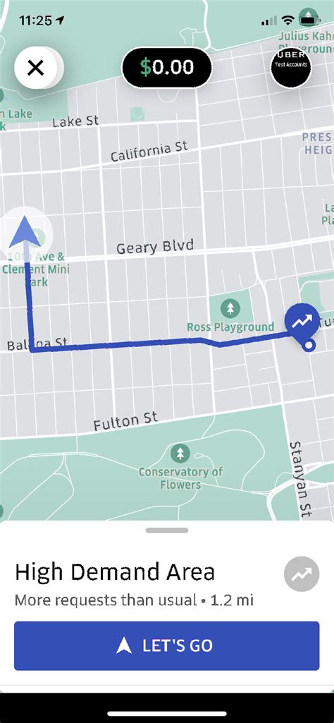 Uber Positioning Map