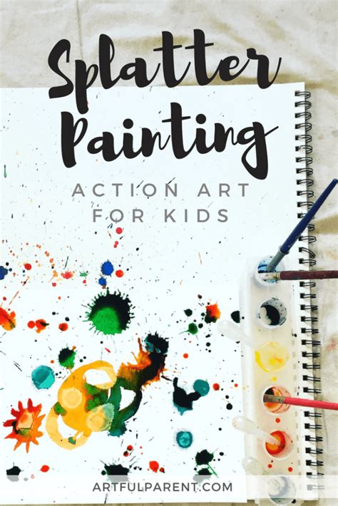 Splatter Painting with Kids - Crazy Good Fun for All Ages!