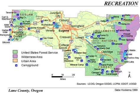 Map Of Lane County Oregon | Living Room Design 2020