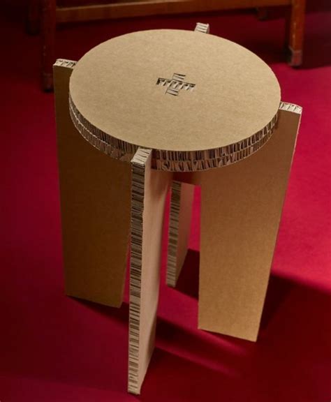 Cardboard furniture – 60 examples that you can make yourself