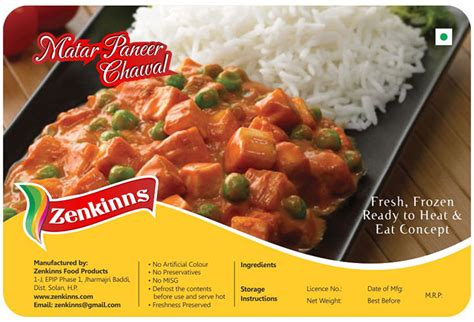 Food Product Label Design | Freelance Graphic Designer Chandigarh