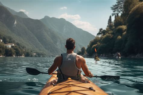 Kayaking recreation vehicle sports. AI | Free Photo - rawpixel