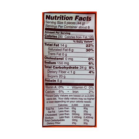 31 Reese's Cups Nutrition Label - Labels Database 2020