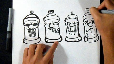 Latas De Graffiti Para Dibujar - Dibujos graffitis a lapiz de latas ...