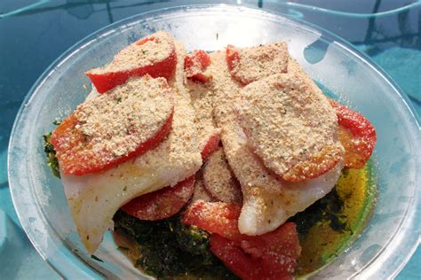 Baked Haddock with Spinach and Tomatoes Recipe | What's Cookin' Italian Style Cuisine