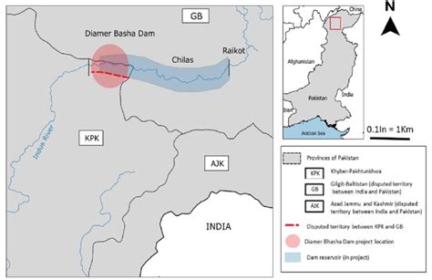 Location map of Diamer Basha dam | Download Scientific Diagram