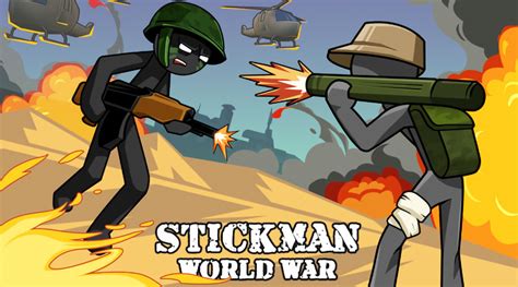 Stickman World War - Play Online on Snokido