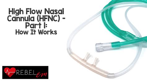 High Flow Nasal Cannula (HFNC) - Part 1: How It Works - REBEL EM ...