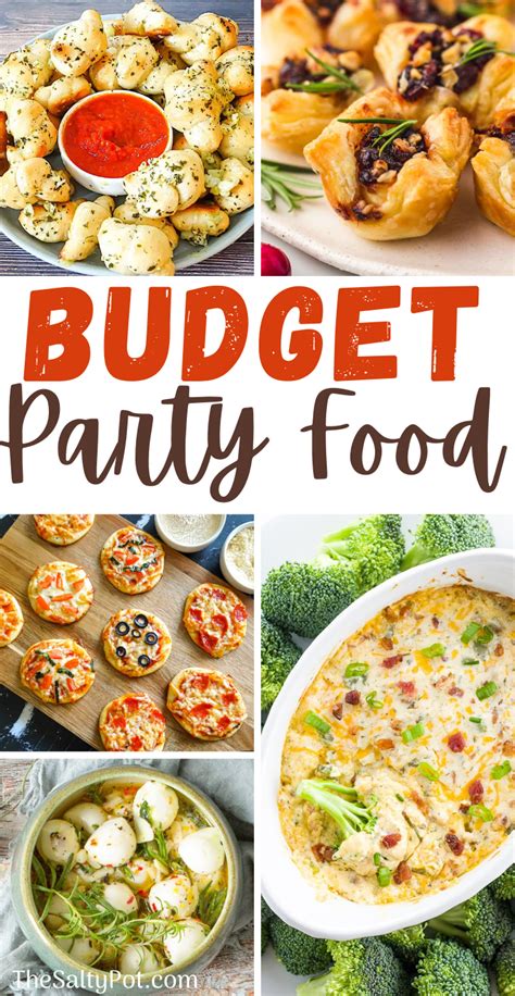 PARTY FINGER FOOD IDEAS ON A BUDGET! | The Salty Pot