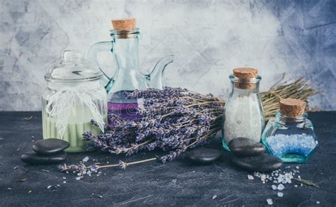 Spa Treatment - Body Care. Lavender Aromatherapy Stock Image - Image of herbal, meditation: 83865405