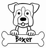 Coloring Pages Printable Boxer Puppies sketch template