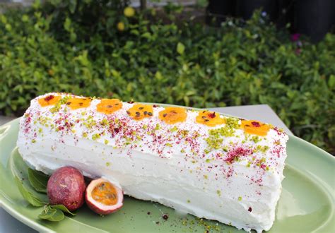 Passion Fruit Rollet Cake