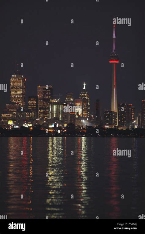 Night view of Toronto, Canada Stock Photo - Alamy