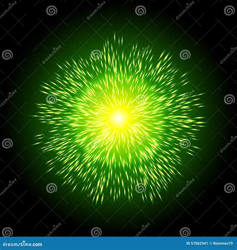 Firework Pictograms Black Background Set Cartoon Vector | CartoonDealer ...