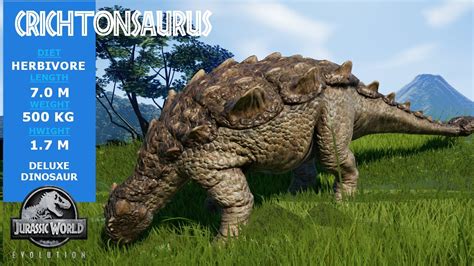 Crichtonsaurus - Jurassic World Evolution - YouTube