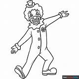 Clown Coloring And Activity Pages sketch template