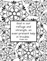 Bible Verse Printable Coloring Pages sketch template