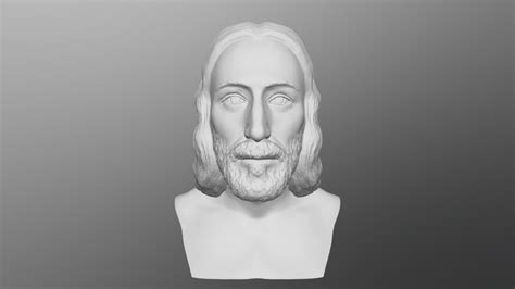 Jesus reconstruction based on Shroud of Turin - Buy Royalty Free 3D ...