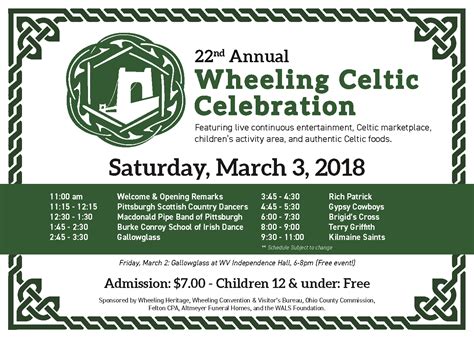 Celtic Celebration to feature food, music, activities - Wheeling Heritage