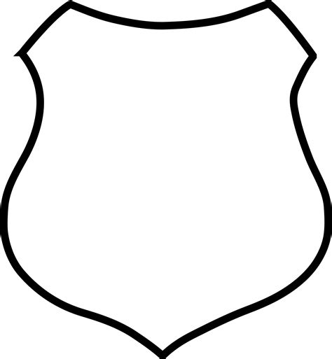 Blank Crest Shield - ClipArt Best