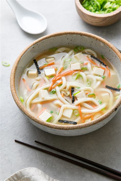 Simple Vegan Miso Noodle Soup (7 Ingredients) - The Simple Veganista