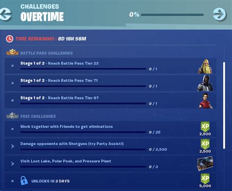 How to complete Fortnite Season 9 Overtime challenges and unlock new ...