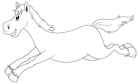 Horse Outline Vector Art, Icons, and Graphics for Free Download