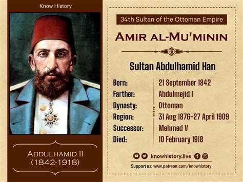 Sultan Abdul Hamid, The great Sultan of Ottoman Empire