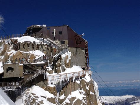 Aiguille du midi cable car in Chamonix-Mont-Blanc - French Alps ...