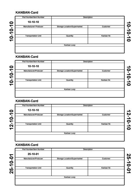 25 Printable Kanban Card Templates (& How to use them) ᐅ TemplateLab