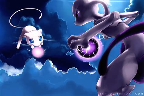 Mew and Mewtwo Pokémon | Mew e mewtwo, Mew pokemon, Pokémon mewtwo