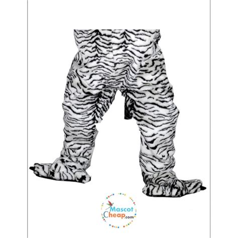 White Tiger Mascot Costume