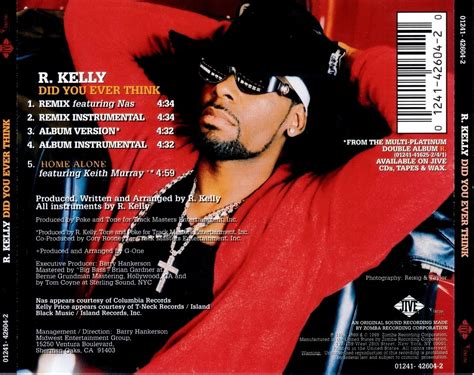 highest level of music: R. Kelly Feat. Nas - Did You Ever Think-CDS-1999