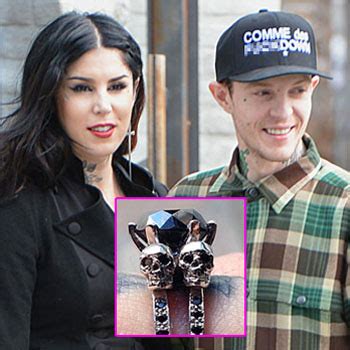 Kat Von D Debuts Black Diamond Engagement Ring With Skulls From Deadmau5