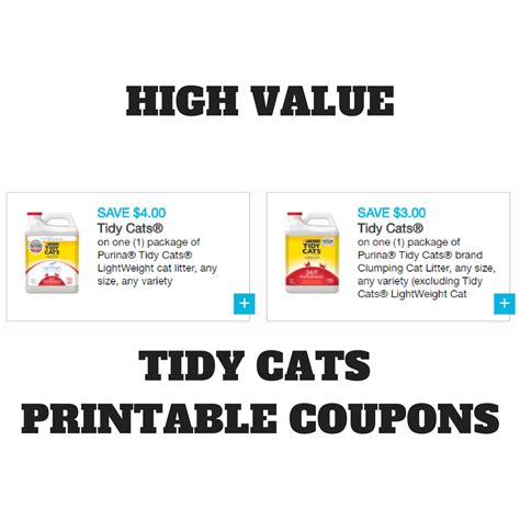 Tidy Cat Litter Coupons Printable