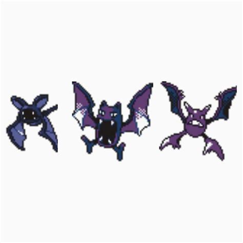 "Zubat evolution (Gen 2)" T-Shirts & Hoodies by kyokenbyo | Redbubble