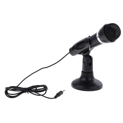 3.5mm Handheld Stereo Microphone with Stand MIC uygun fiyatlı satın ...