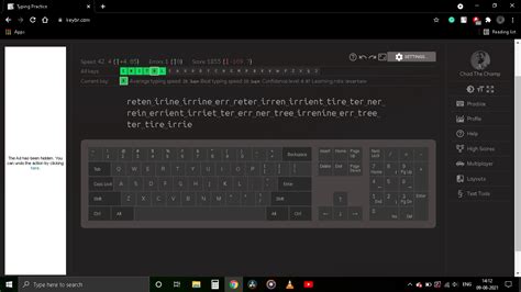 Got a new high score in Keybr.com : r/learntyping