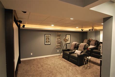 DUSTY BLUE ? | Media room design, Home theater rooms, Home theater design