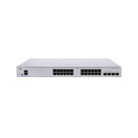 Switch Cisco CBS350-24P-4G-EU (Managed 24-port GE, POE, 4x1G SFP)