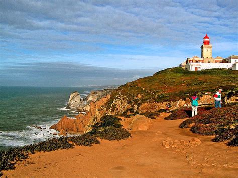 Cabo da Roca Lighthouse at Westernmost Point on European Continent-Portugal Photograph by Ruth Hager