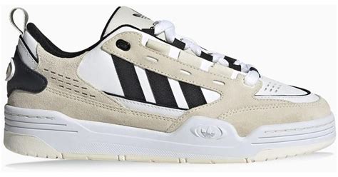 adidas Originals Leather Adi2000 Low-top Sneaker /beige/black in White (Grey) | Lyst UK