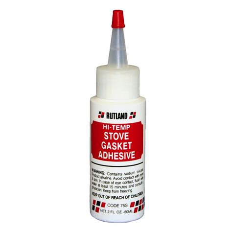 Rutland 2 fl. oz. Stove Gasket Adhesive Clear Bottle-75S - The Home Depot