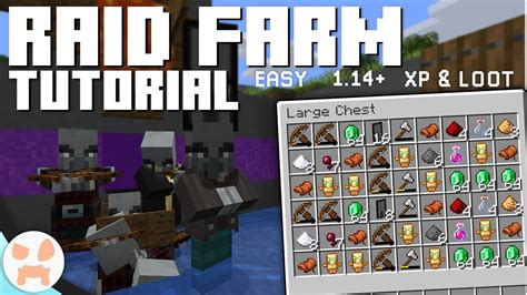 Simple Minecraft Raid Farm