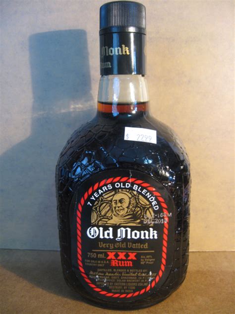 Old Monk Very Old Vetted XXX Rum 750mL – Honest Booze Reviews