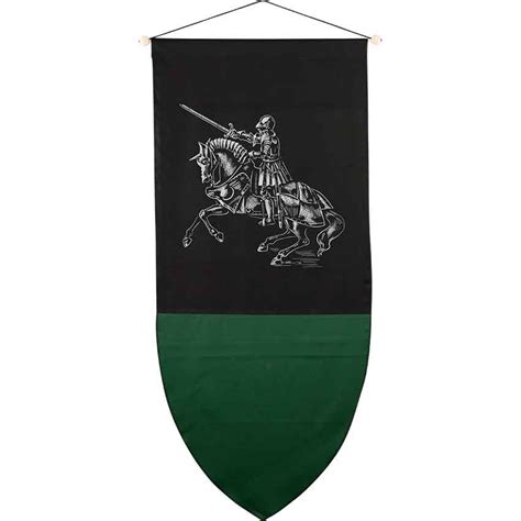 Rampant Knight Banner - MCI-8001 - Medieval Collectibles