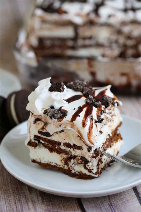 Oreo Ice Cream Sandwich Cake - My Organized Chaos