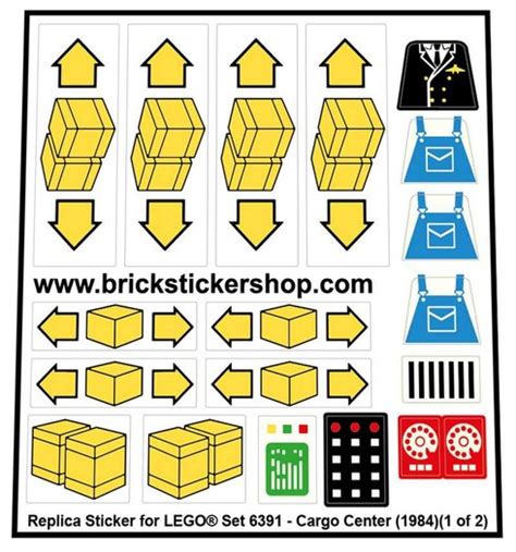 Lego Sticker - High Quality Replacement - Brickstickershop ...