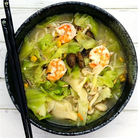 Nagasaki Champon Noodles Recipe with Muji Nagasaki Chanpon Noodle Soup