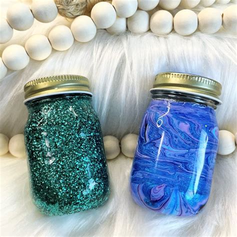 Glitter Mason Jars - Etsy